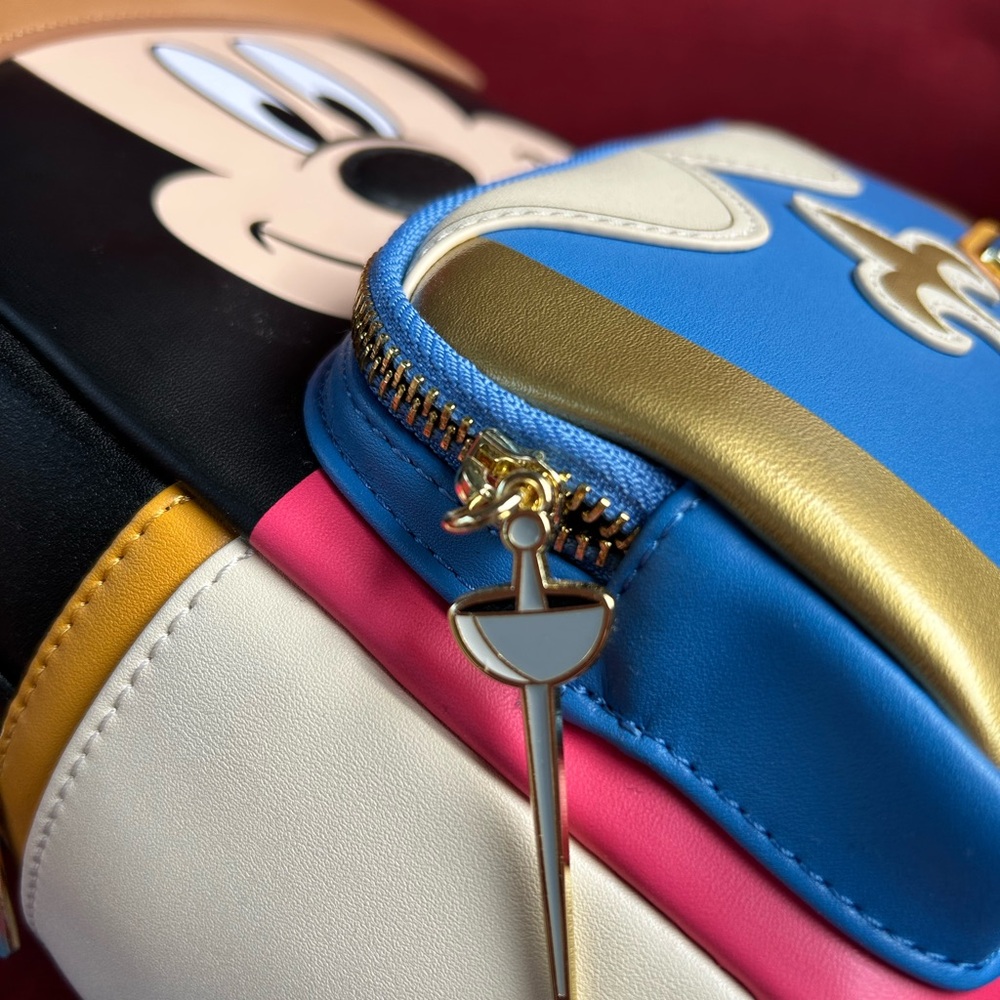 NEW with tags Mickey Mouse 3 Musketeers Loungefly mini Backpack Disney - Picture 4 of 4